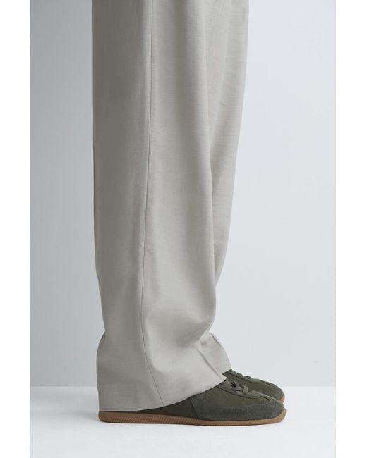 COS Green Nubuck And Suede Sneakers for men