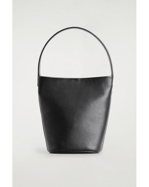 COS Black Paradigm Mini Tote Bag