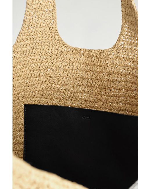 COS Natural Sculpted Tote Bag