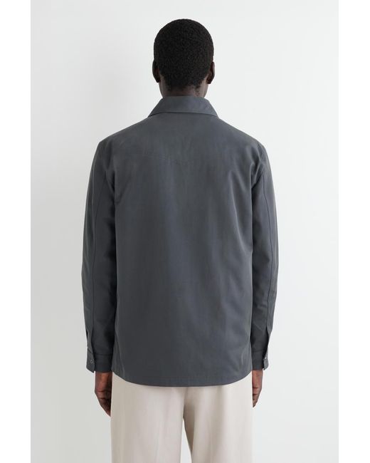 COS Gray Western Shirt for men