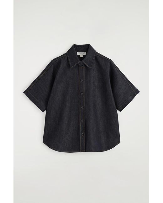 Camicia Boxy di COS in Blue