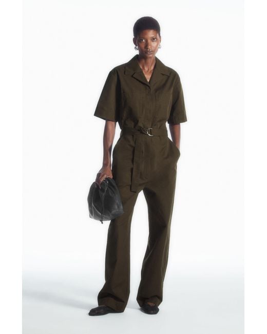 COS Green Belted Utility Boilersuit