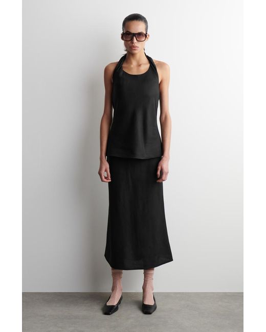 COS Black Dünne Gerippte Socken