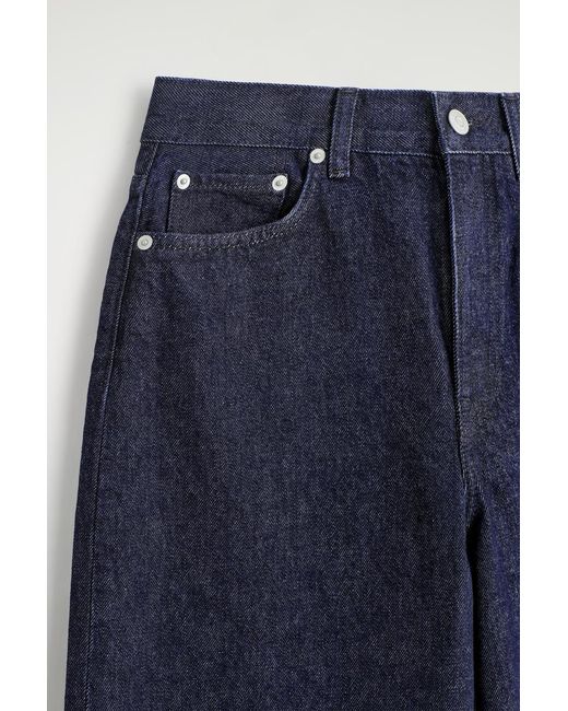 COS Blue Dial Wide-Leg Jeans