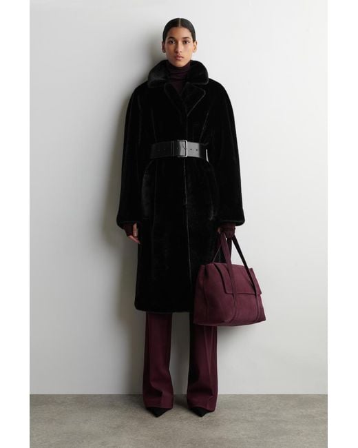 COS Purple Easel Tote Bag