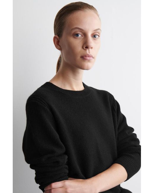 COS Black Pure Cashmere Sweater
