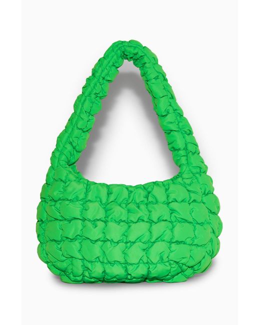COS Quilted Mini Bag in Green Lyst