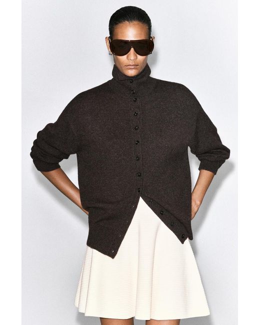 COS Natural Knitted Flared Mini Skirt