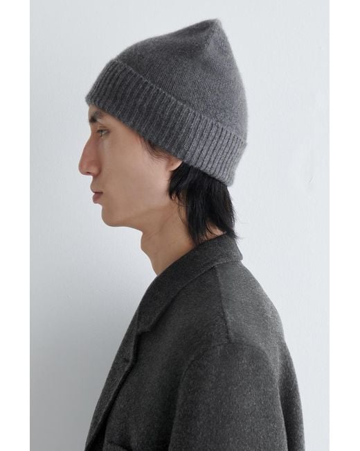 COS Gray Cashmere Beanie