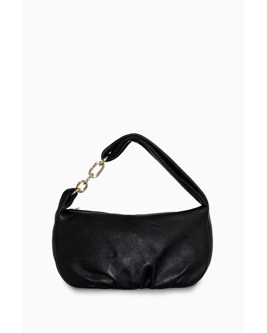 COS Black Link Bag - Leather