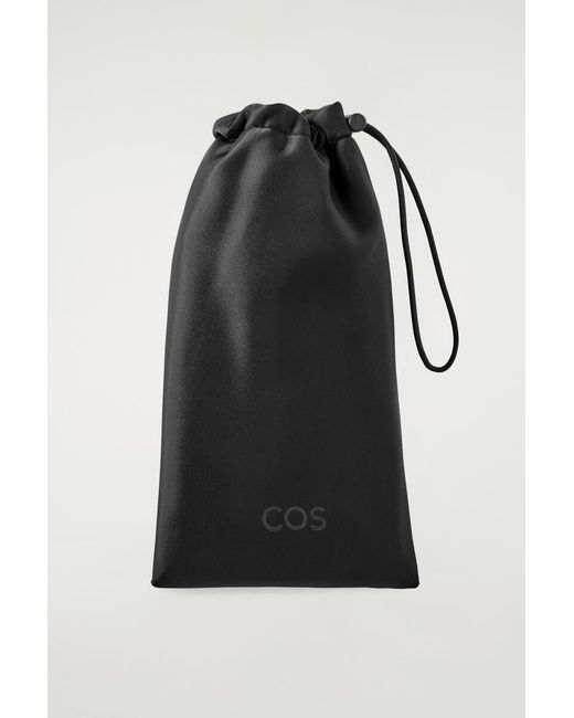 COS White Rectangular Sunglasses