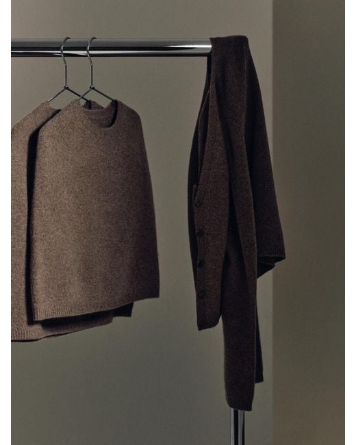 COS Brown Cashmere Tank Top