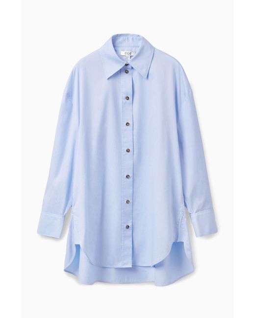 COS Blue Oversized Shirt