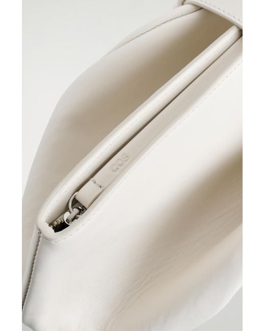 COS Natural Belted Clutch Bag