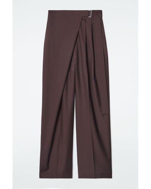 パンツ eaphi WOOL BELTED PANTS (size1) eaphi wool belted pants（Off-White SEASONAL Belted BUCKLE