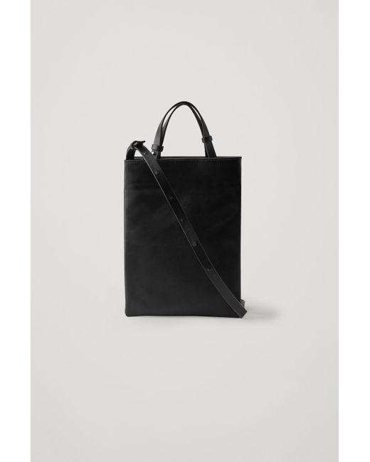 mini leather tote