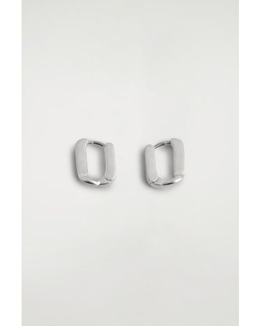 COS Multicolor Link Hoop Earrings for men