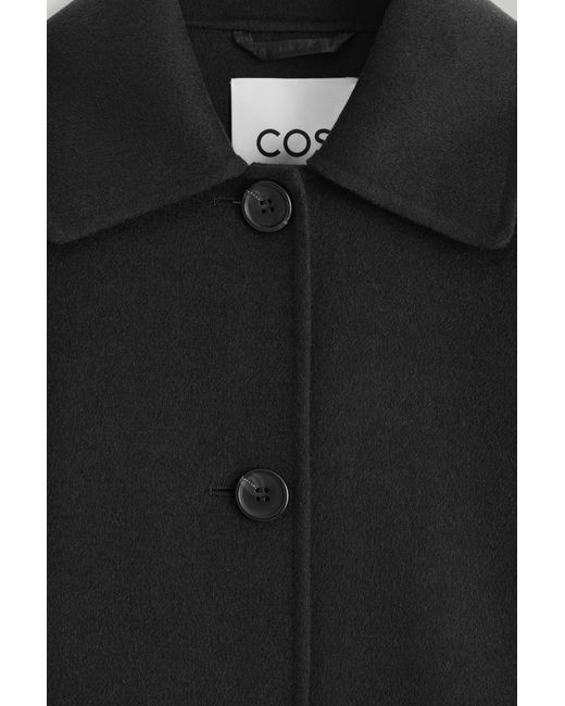 COS Black Double-Faced Wool Jacket