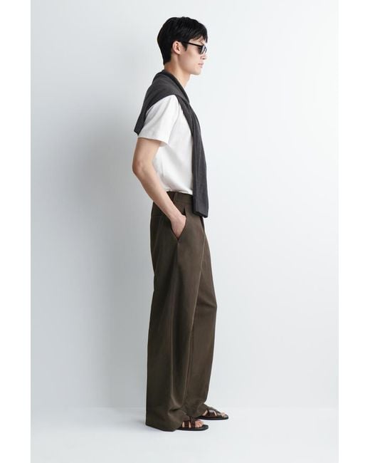 COS White Woven Leather Sandals for men