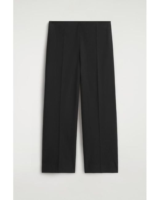 COS Black Tailored Cropped Pants