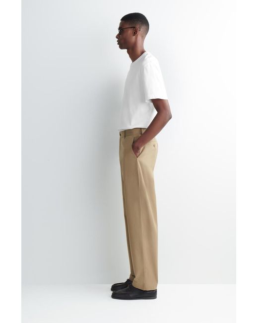 COS Natural Cotton Regular-Fit Straight-Leg Chinos for men