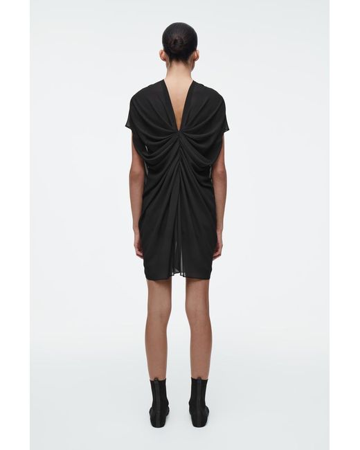 cos asymmetric draped mini dress Oscar Striped Casual Midi Dress  Be You Boutique