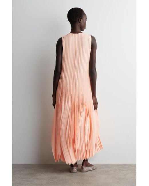 strapless open back dress Amur Stef Pleated Gown – TrenLend