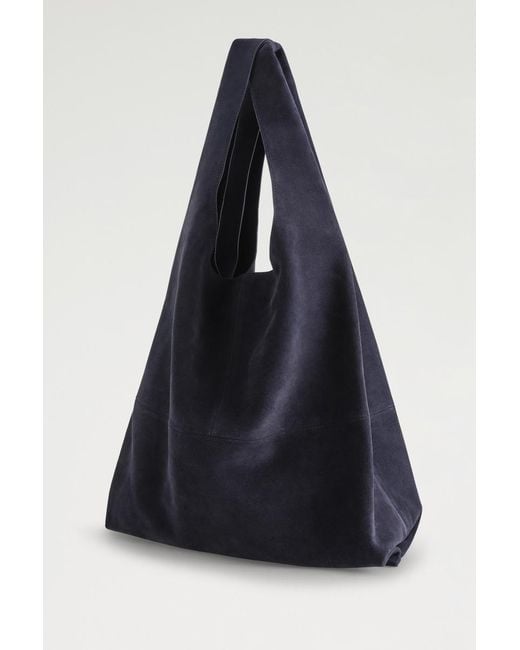 COS Blue Slouchy Tote for men