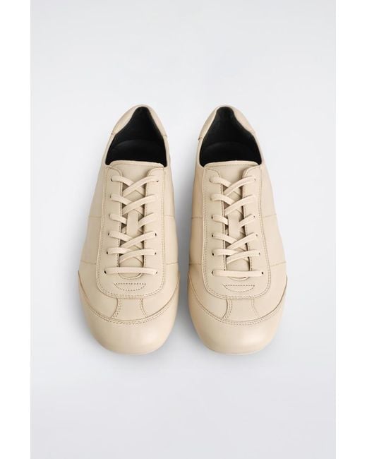 COS Natural Minimal Leather Sneakers for men