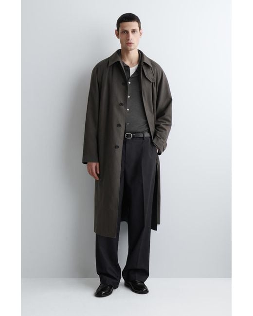 COS Black Wool-Blend Jersey Shirt for men
