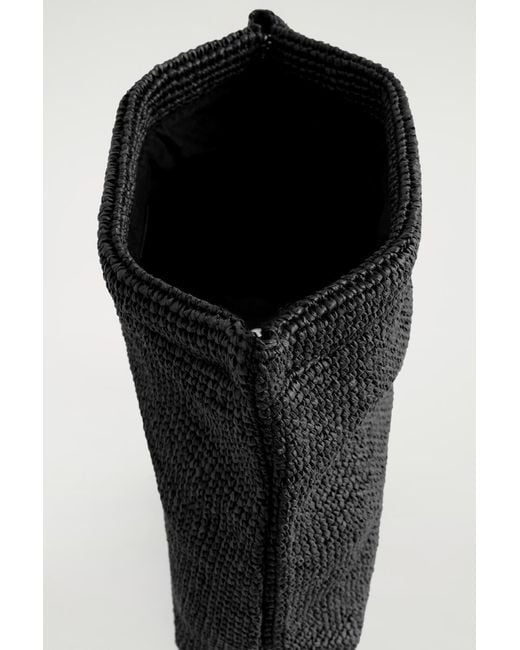 COS Black Folded Clutch Bag