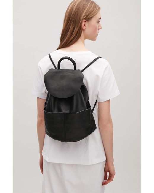 cos soft leather backpack Crazy Horse  The Real Leather Co padding and lining Buy Cos Classic Leather Backpack