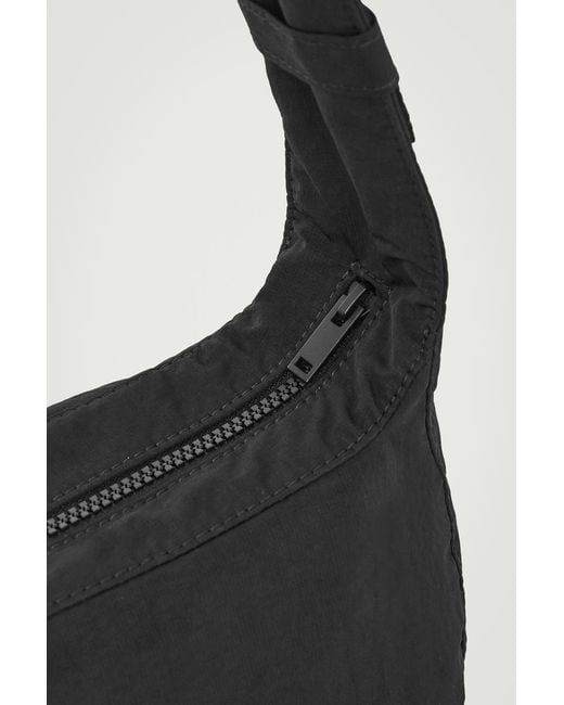 COS Black Crossbody Saddle Bag - Nylon for men