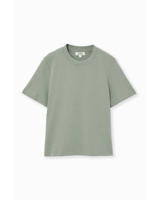 COS Green Clean Cut T-shirt