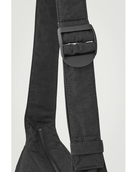 COS Black Crossbody Saddle Bag - Nylon for men