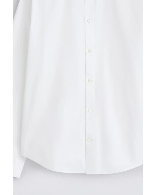 COS White Classic Cotton Shirt for men