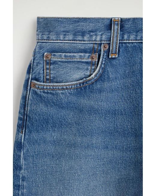 COS Blue Pipeline Slim-Leg Jeans