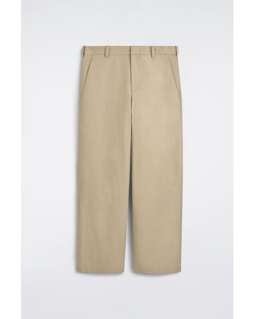 COS Natural Cotton Relaxed-Fit Wide-Leg Chinos for men