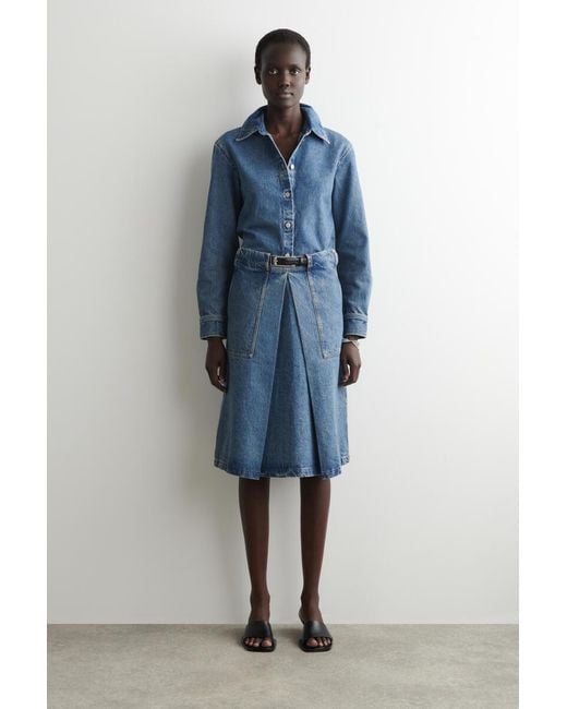 COS Blue Denim Shirt