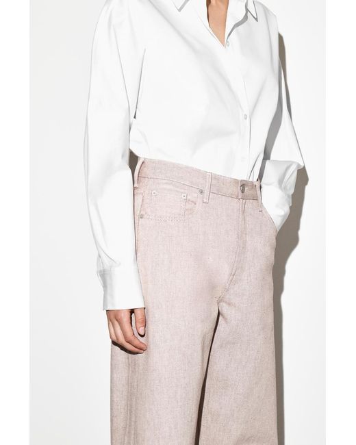 COS Pink Bay Barrel-Leg Jeans