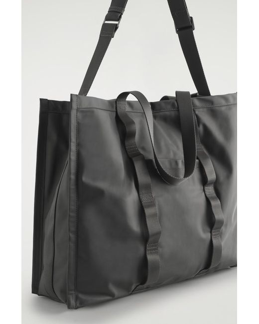 COS Black Transit Tote Bag for men