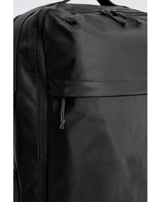 COS Black Travel Backpack for men