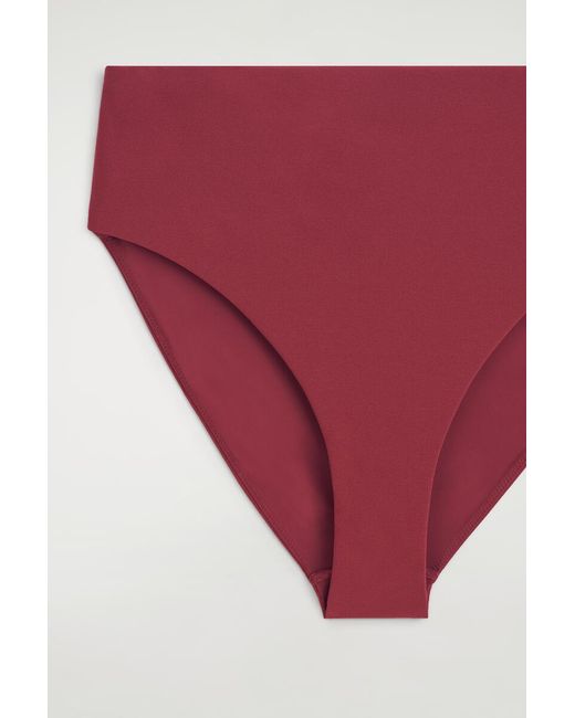 COS Textured High-Waisted Bikini Briefs