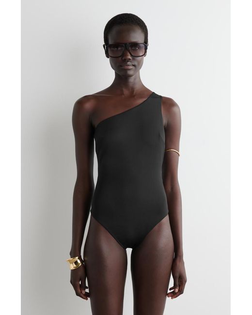 COS Black Badeanzug Mit Asymmetrischem Ausschnitt