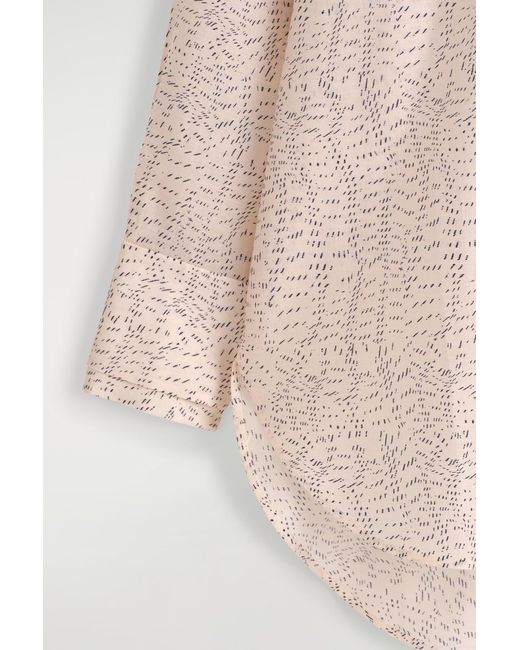COS Natural Printed Fluid Shirt