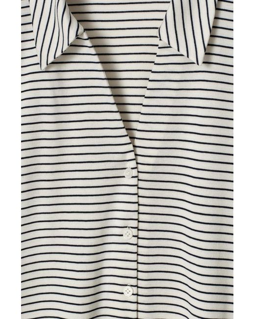 COS Gray Jersey Resort Shirt