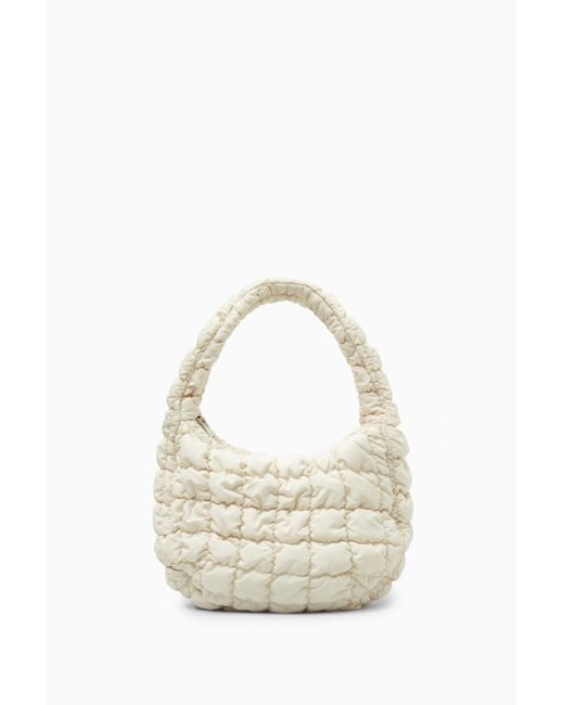 COS White Quilted Mini Bag