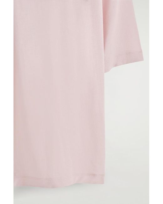 COS Pink Slim Lightweight T-Shirt