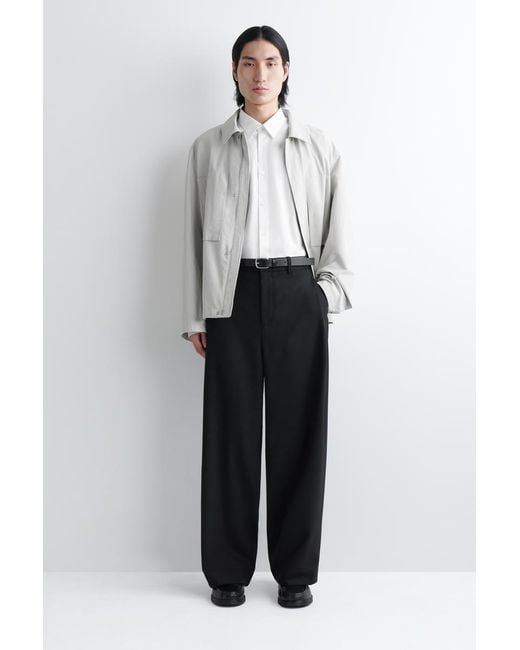 COS White Classic Cotton Shirt for men