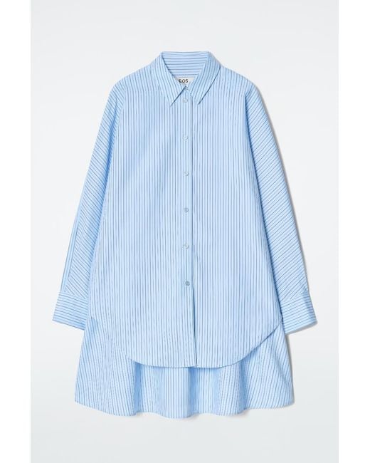 princess polly baby blue dress St. Agni | Drawstring Mini Shirt Dress